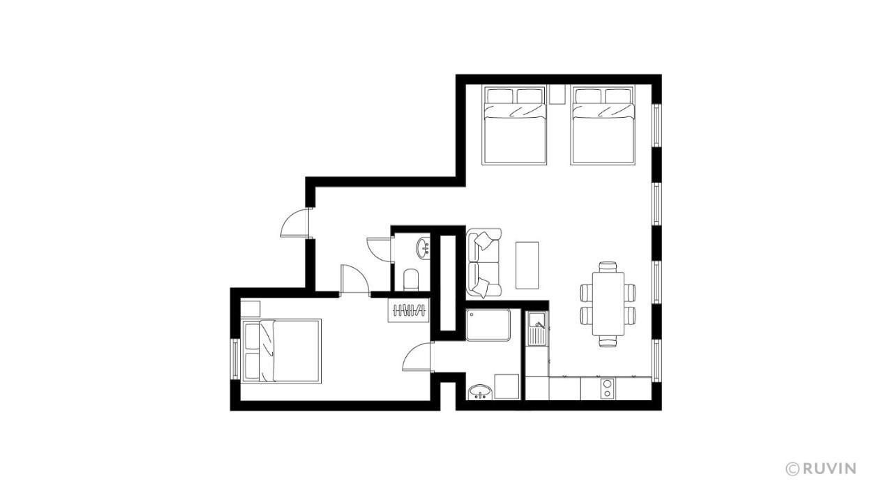 City Apartment, Two Metro Stations To Hauptbahnhof 维也纳 外观 照片